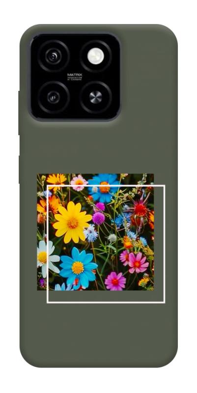 Чехол itsPrint Flora mood для ZTE Blade A55 4G, цветы, купить оптом с доставкой