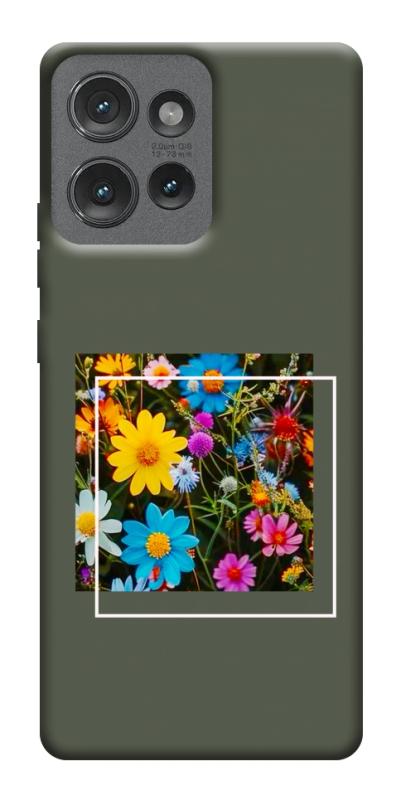 Чехол itsPrint Flora mood для Motorola Edge 50, цветы, купить оптом с доставкой