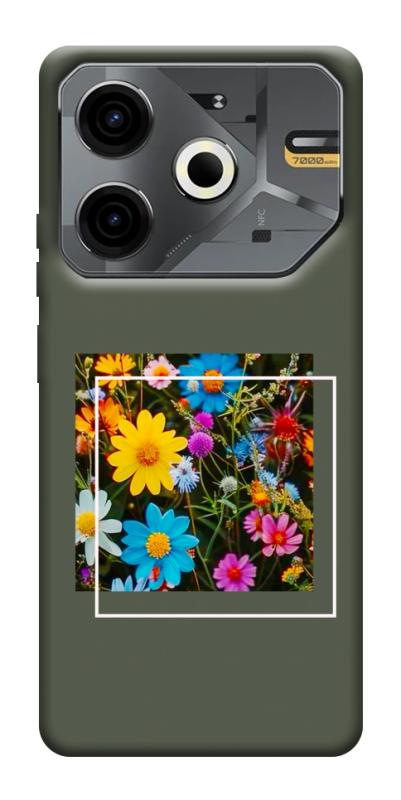 Чехол itsPrint Flora mood для TECNO Pova 6 Neo (LI6), цветы, купить оптом с доставкой