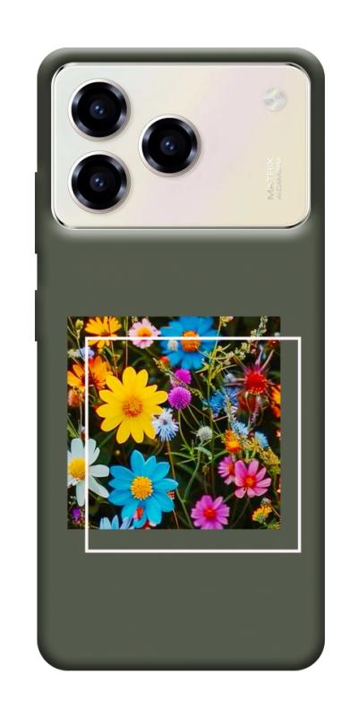 Чехол itsPrint Flora mood для ZTE Blade A76, цветы, купить оптом с доставкой