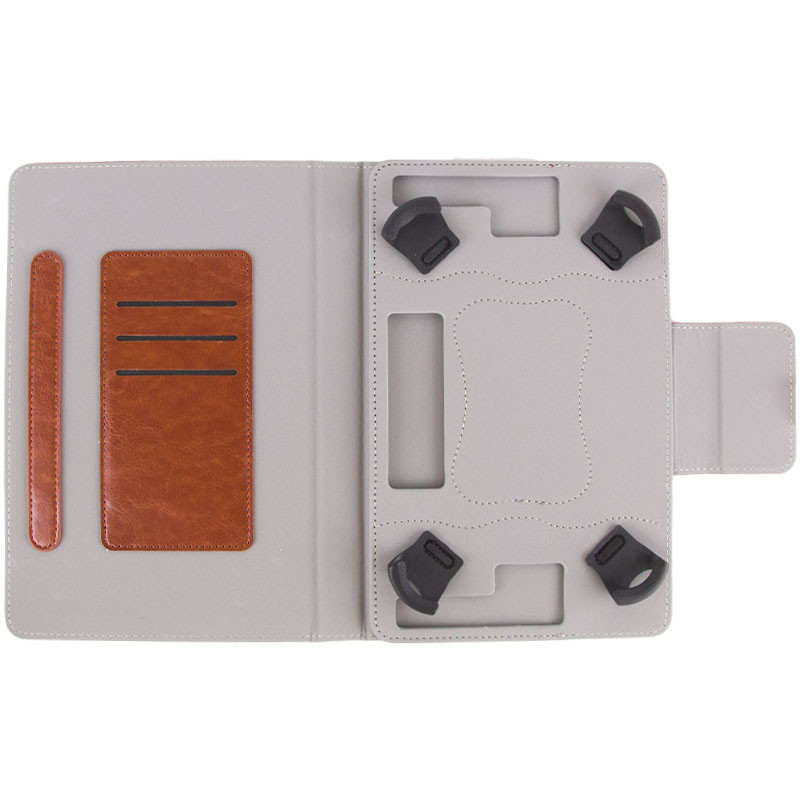 Универсальный кожаный чехол-книжка для планшета 11 на картинке №4