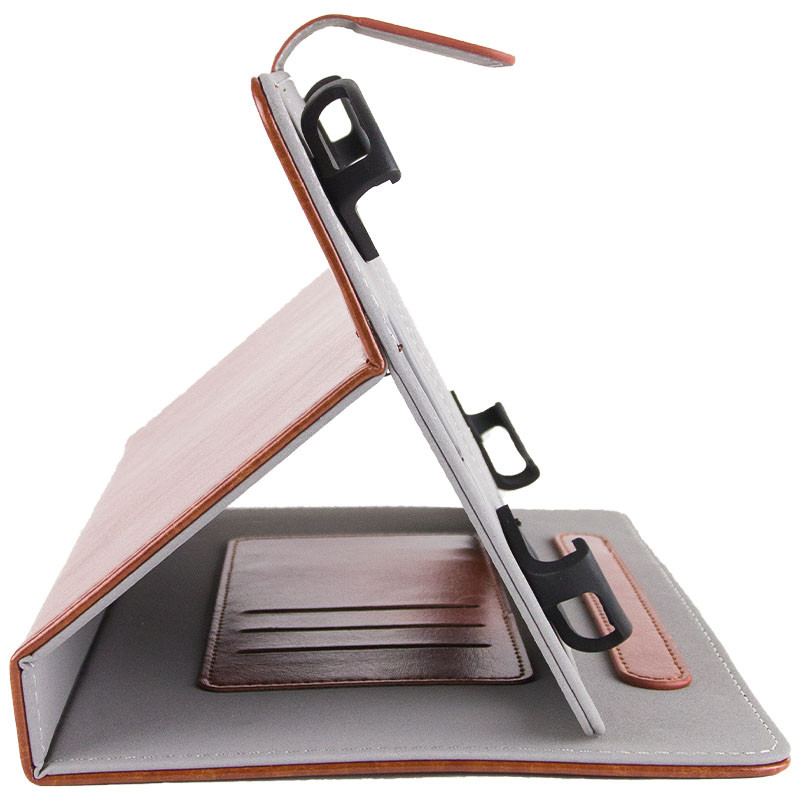 Универсальный кожаный чехол-книжка для планшета 11 на картинке №6