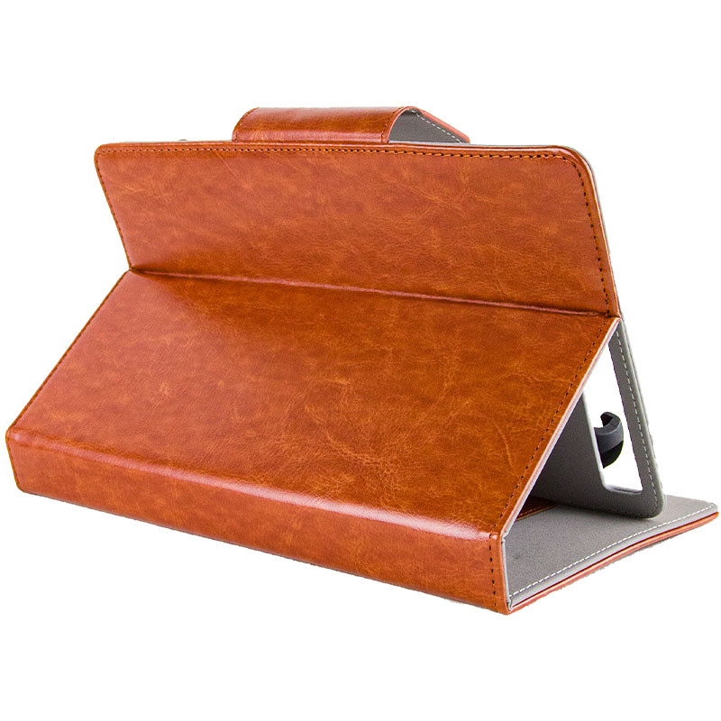 Универсальный кожаный чехол-книжка для планшета 11 на картинке №7