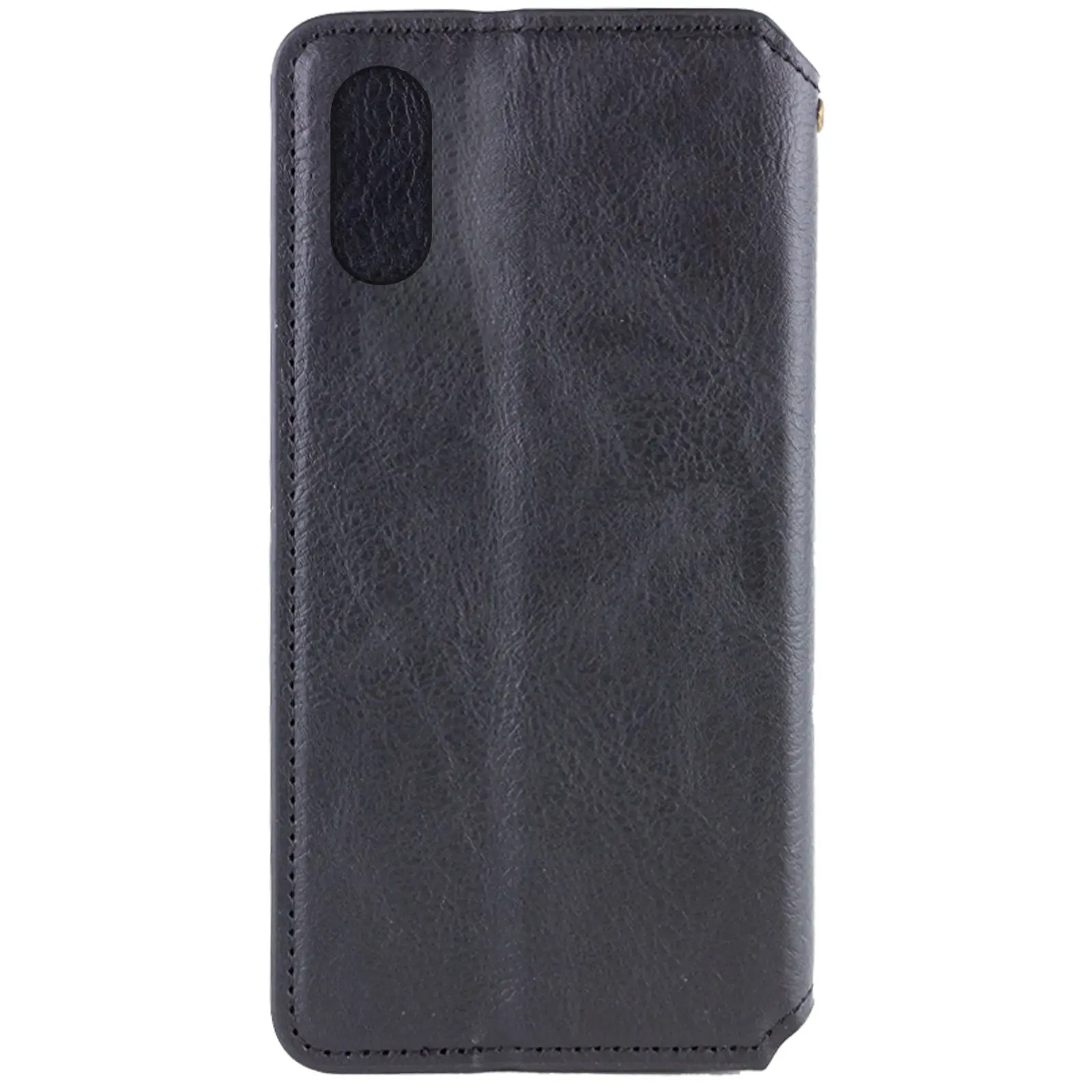 Кожаный чехол-книжка GETMAN Cubic (PU) для Apple iPhone XR (6.1"), Черный 1, Искусственная кожа, купить оптом с доставкой