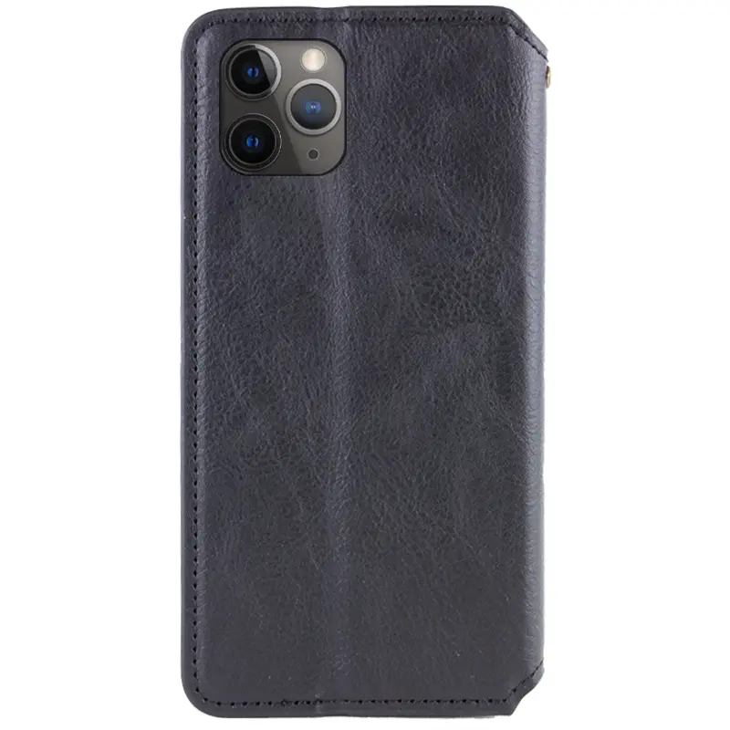 Кожаный чехол-книжка GETMAN Cubic (PU) для Apple iPhone 11 Pro (5.8"), Черный 1, Искусственная кожа, купить оптом с доставкой