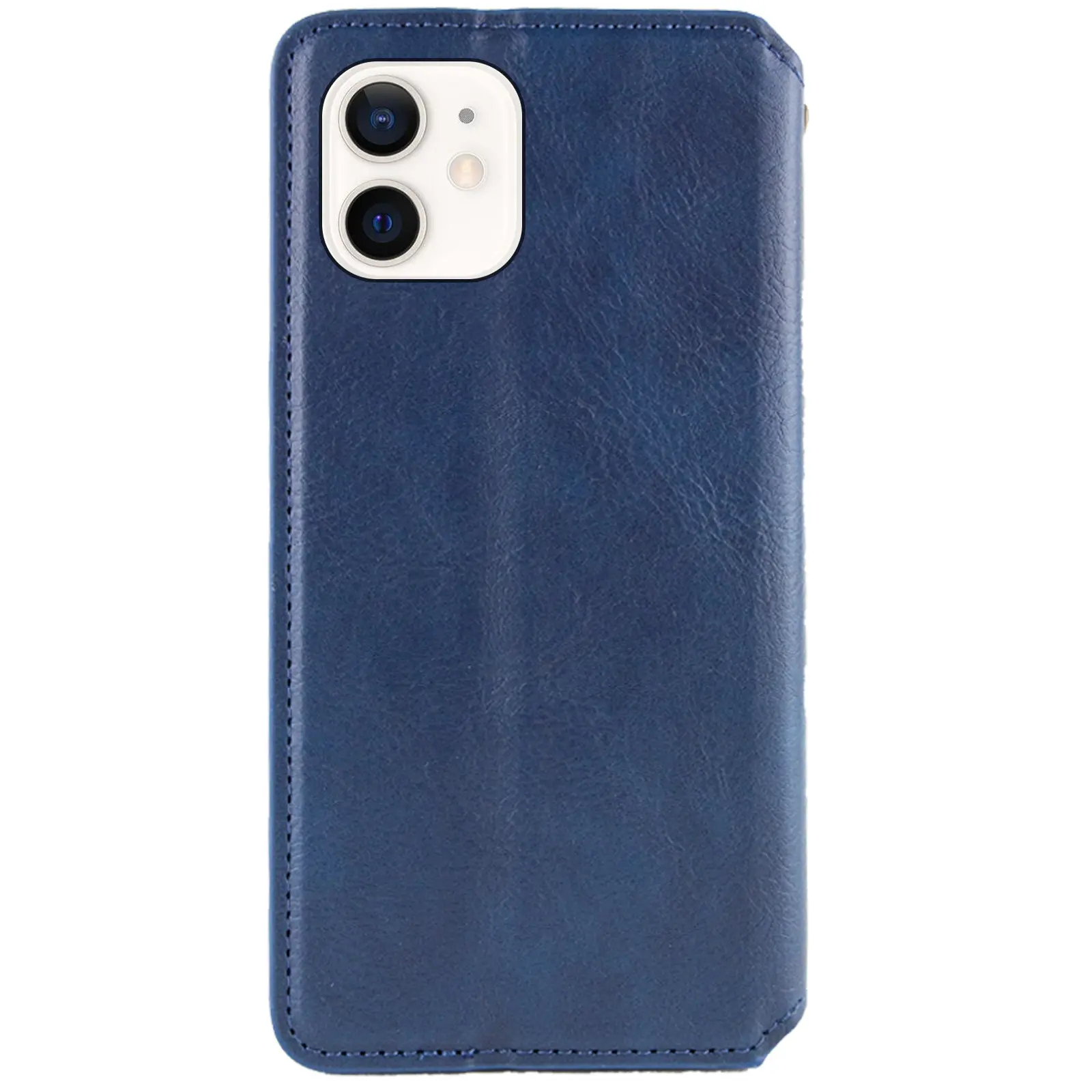 Шкіряний чохол-книжка GETMAN Cubic (PU) для Apple iPhone 11 (6.1"), Синій 1, Штучна шкіра, купити оптом з доставкою