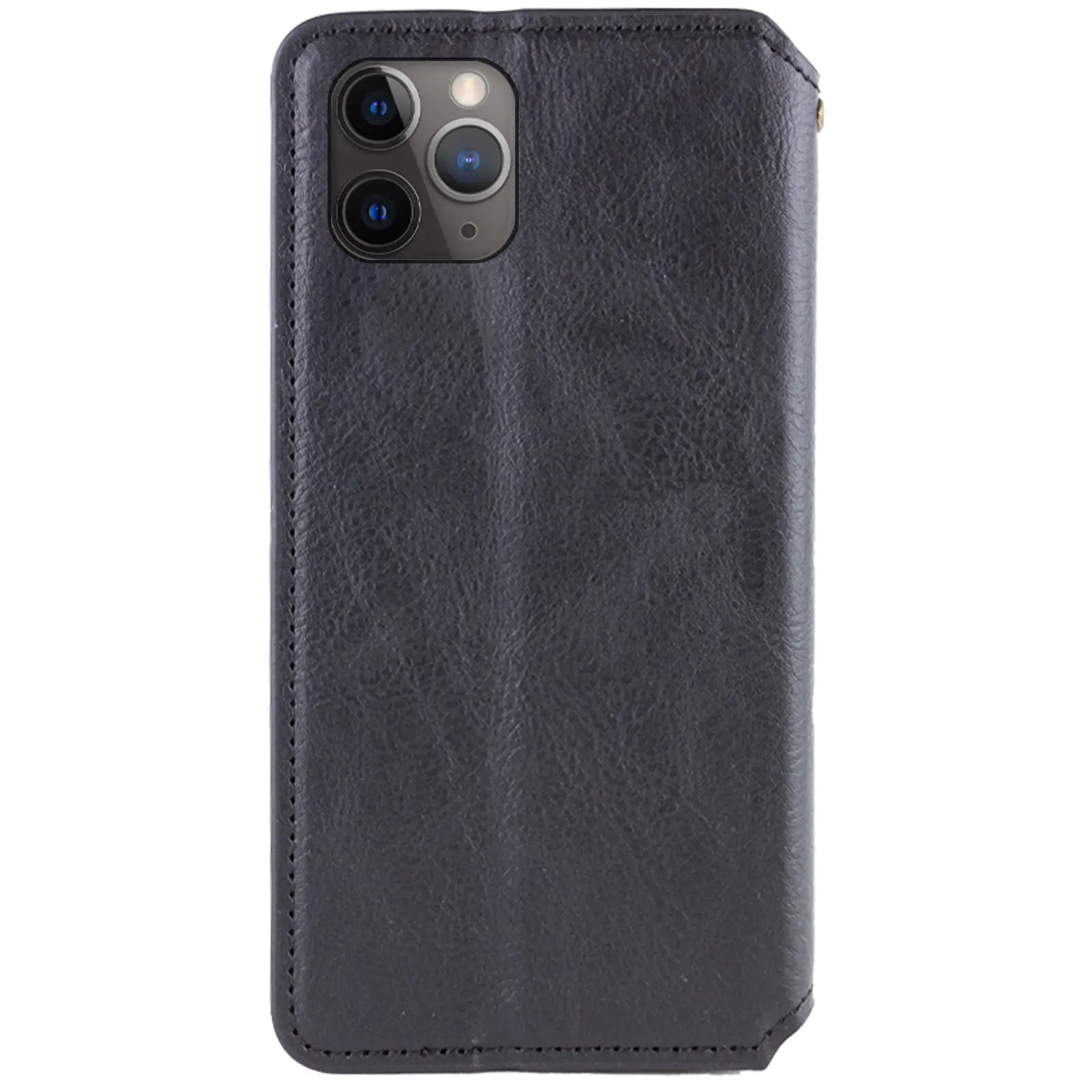 Кожаный чехол-книжка GETMAN Cubic (PU) для Apple iPhone 12 Pro Max (6.7"), Черный 2, Искусственная кожа, купить оптом с доставкой
