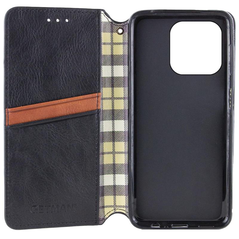 Кожаный чехол книжка GETMAN Cubic (PU) для Apple iPhone 13 Pro Max (6.7) | на картинке №3