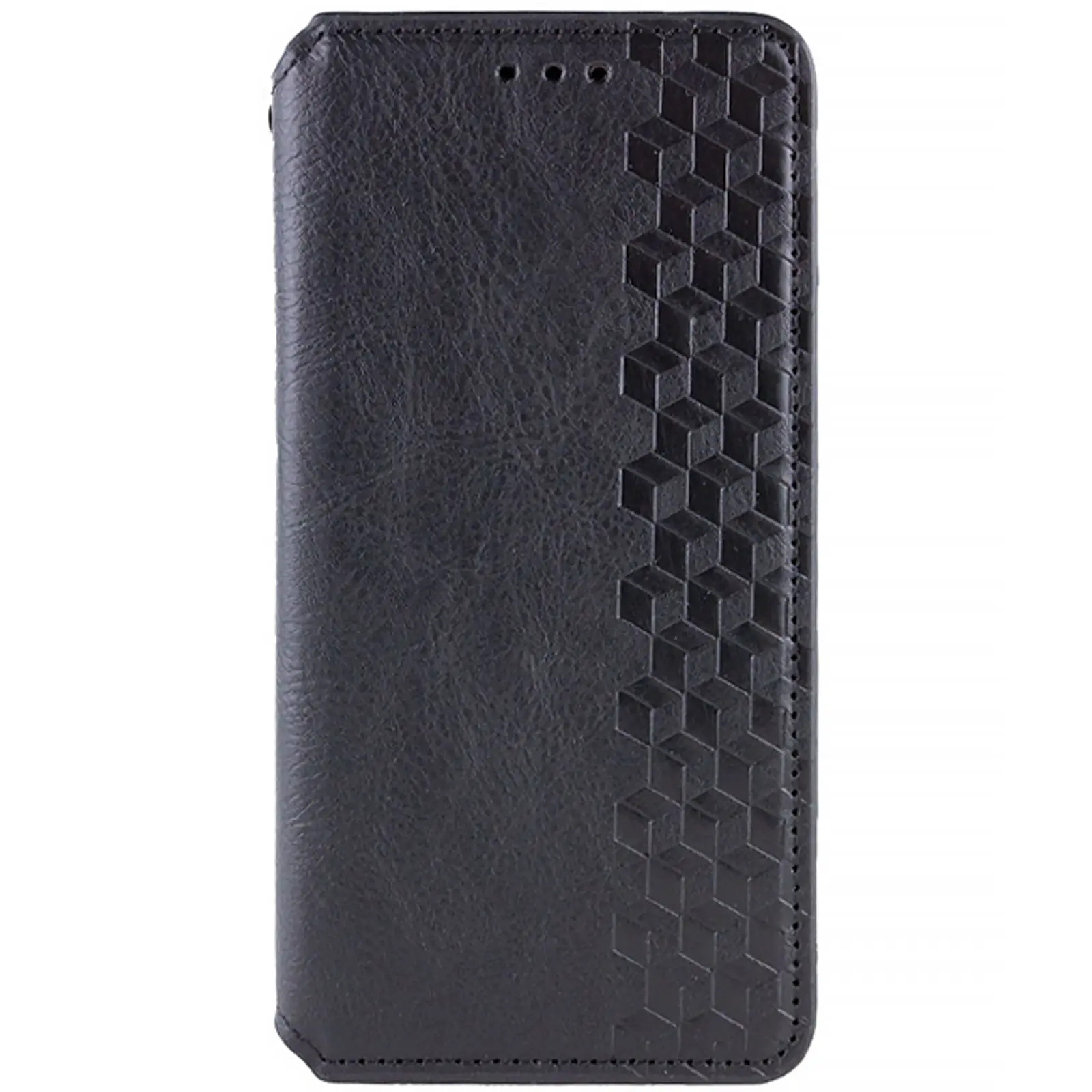 Шкіряний чохол-книжка GETMAN Cubic (PU) для Apple iPhone 13 Pro (6.1"), Чорний, Штучна шкіра, купити оптом з доставкою