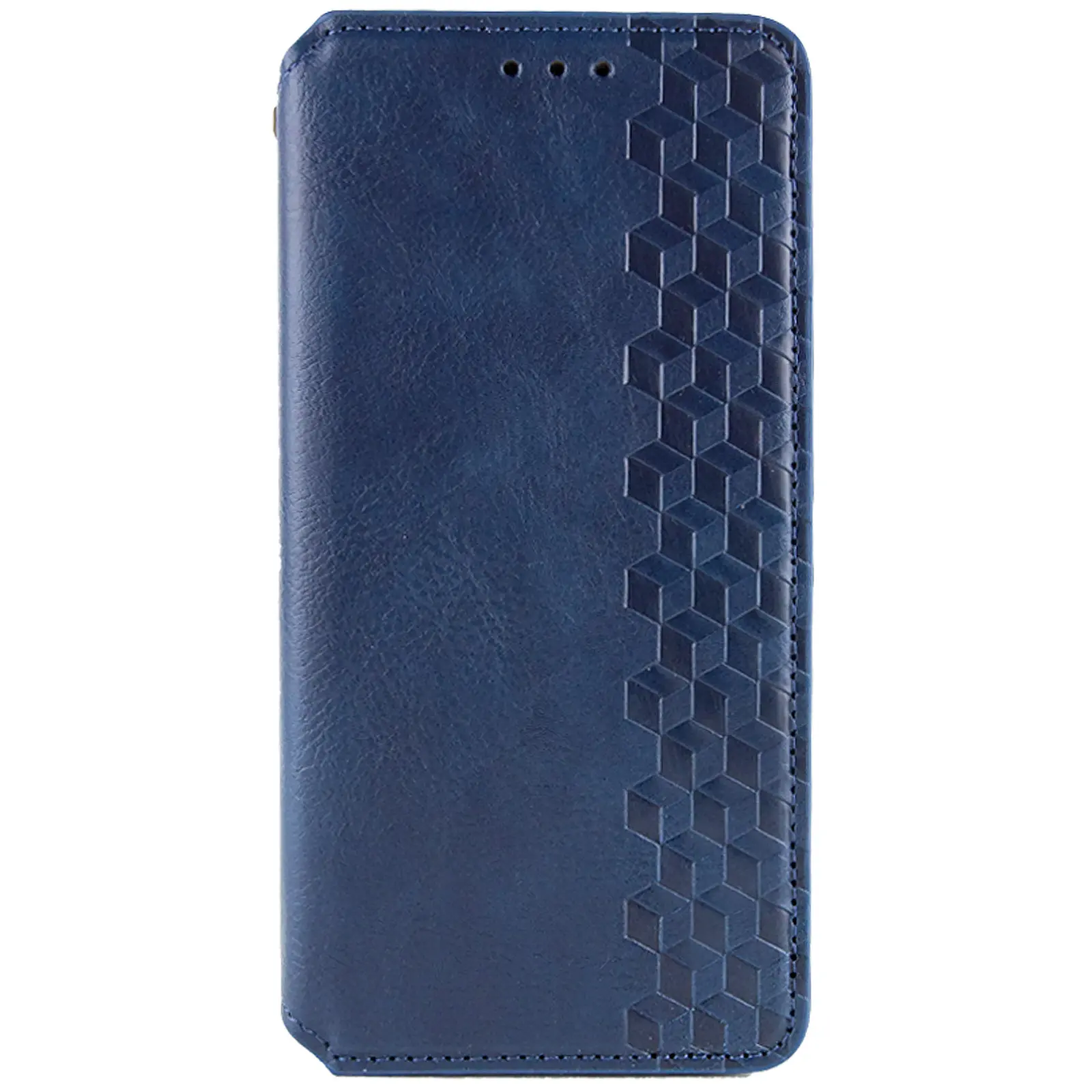 Шкіряний чохол-книжка GETMAN Cubic (PU) для Apple iPhone 13 / 14 (6.1"), Синій, Штучна шкіра, купити оптом з доставкою