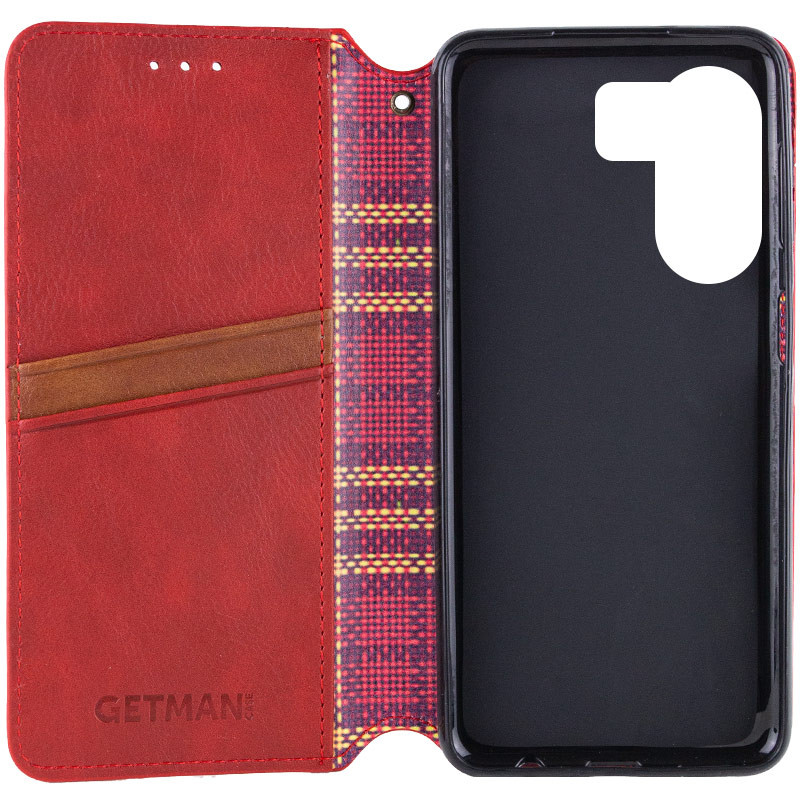 Шкіряний чохол книжка GETMAN Cubic (PU) для Xiaomi Redmi 13C | на малюнкі №3