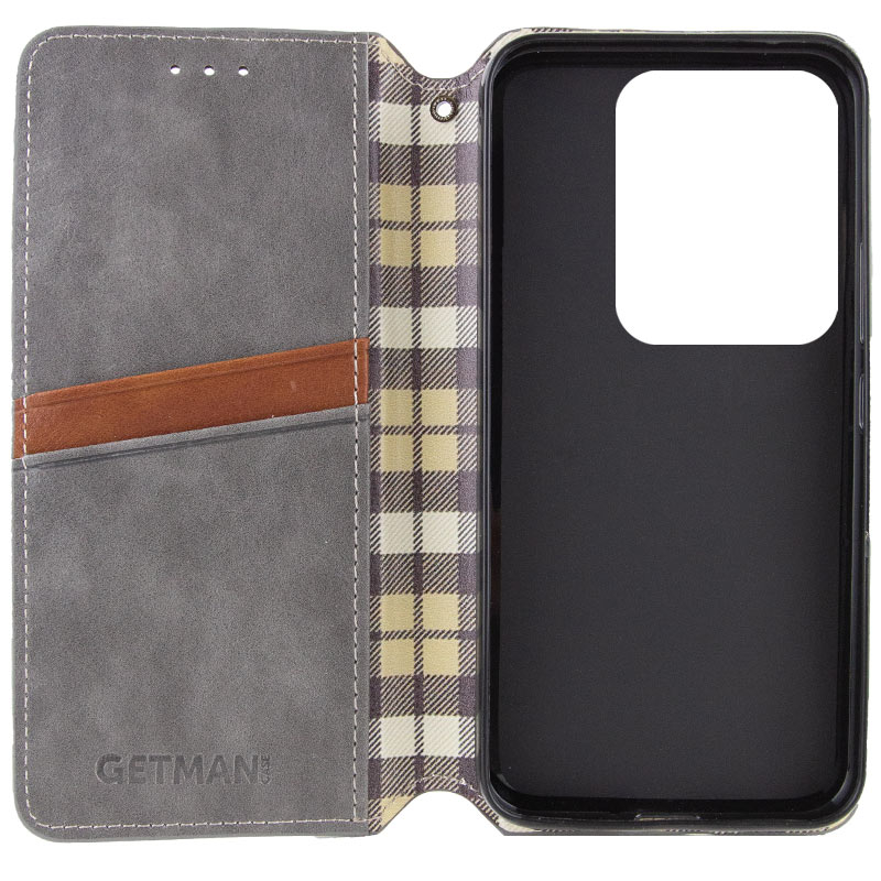 Шкіряний чохол книжка GETMAN Cubic (PU) для Motorola Edge 50 Fusion | Фотографія №2 Шкіряний чохол книжка GETMAN Cubic (PU) для Motorola Edge 50 Fusion | на малюнкі №2