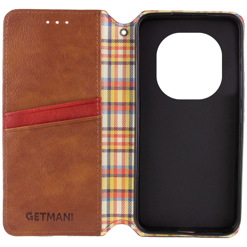 Шкіряний чохол книжка GETMAN Cubic (PU) для Xiaomi Redmi Note 14 Pro 5G | на малюнкі №4