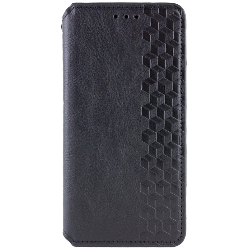 Кожаный чехол-книжка GETMAN Cubic (PU) для Samsung Galaxy A26 5G, Черный, Искусственная кожа, купить оптом с доставкой