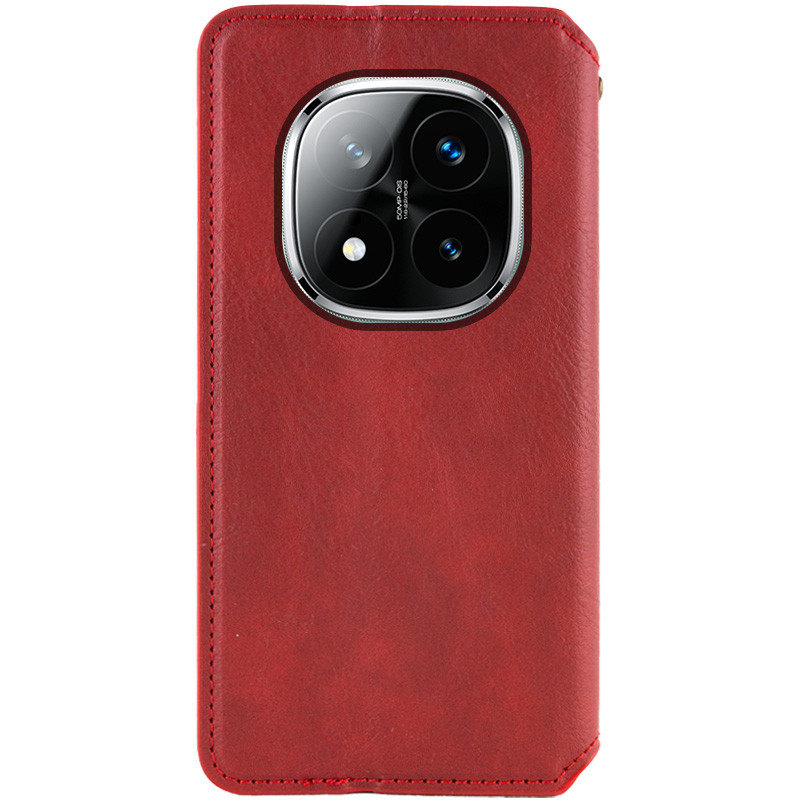 Шкіряний чохол книжка GETMAN Cubic (PU) для Xiaomi Redmi Note 14 Pro 4G | Фотографія №3 Шкіряний чохол книжка GETMAN Cubic (PU) для Xiaomi Redmi Note 14 Pro 4G | на малюнкі №3