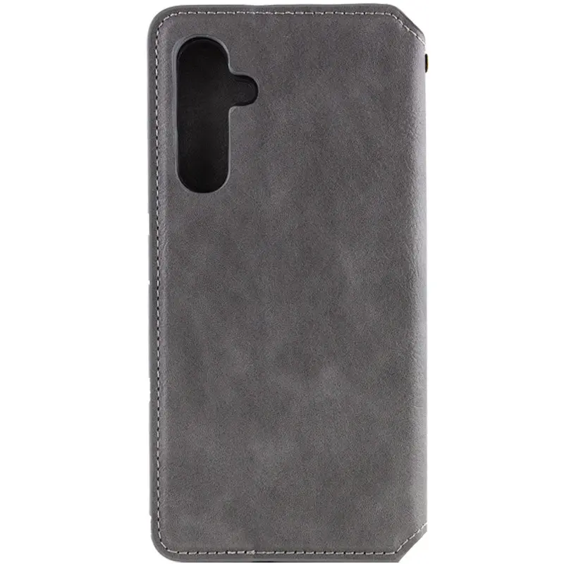 Кожаный чехол-книжка GETMAN Cubic (PU) для Samsung Galaxy A37 5G, Серый 1, Искусственная кожа, купить оптом с доставкой