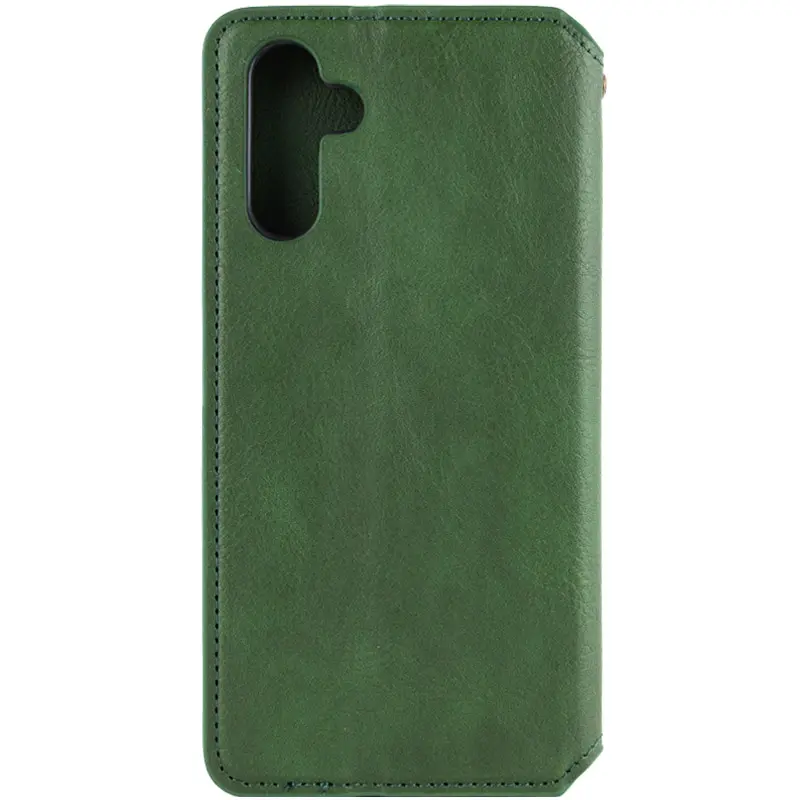 Кожаный чехол-книжка GETMAN Cubic (PU) для Samsung Galaxy A37 5G, Зеленый 1, Искусственная кожа, купить оптом с доставкой