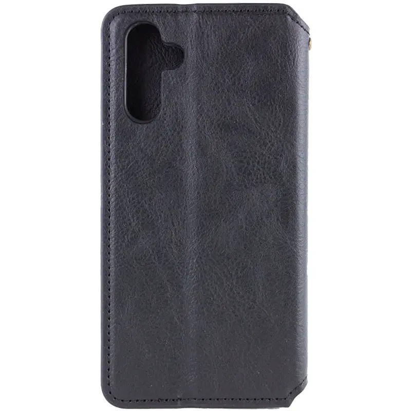 Кожаный чехол-книжка GETMAN Cubic (PU) для Samsung Galaxy A37 5G, Черный 1, Искусственная кожа, купить оптом с доставкой