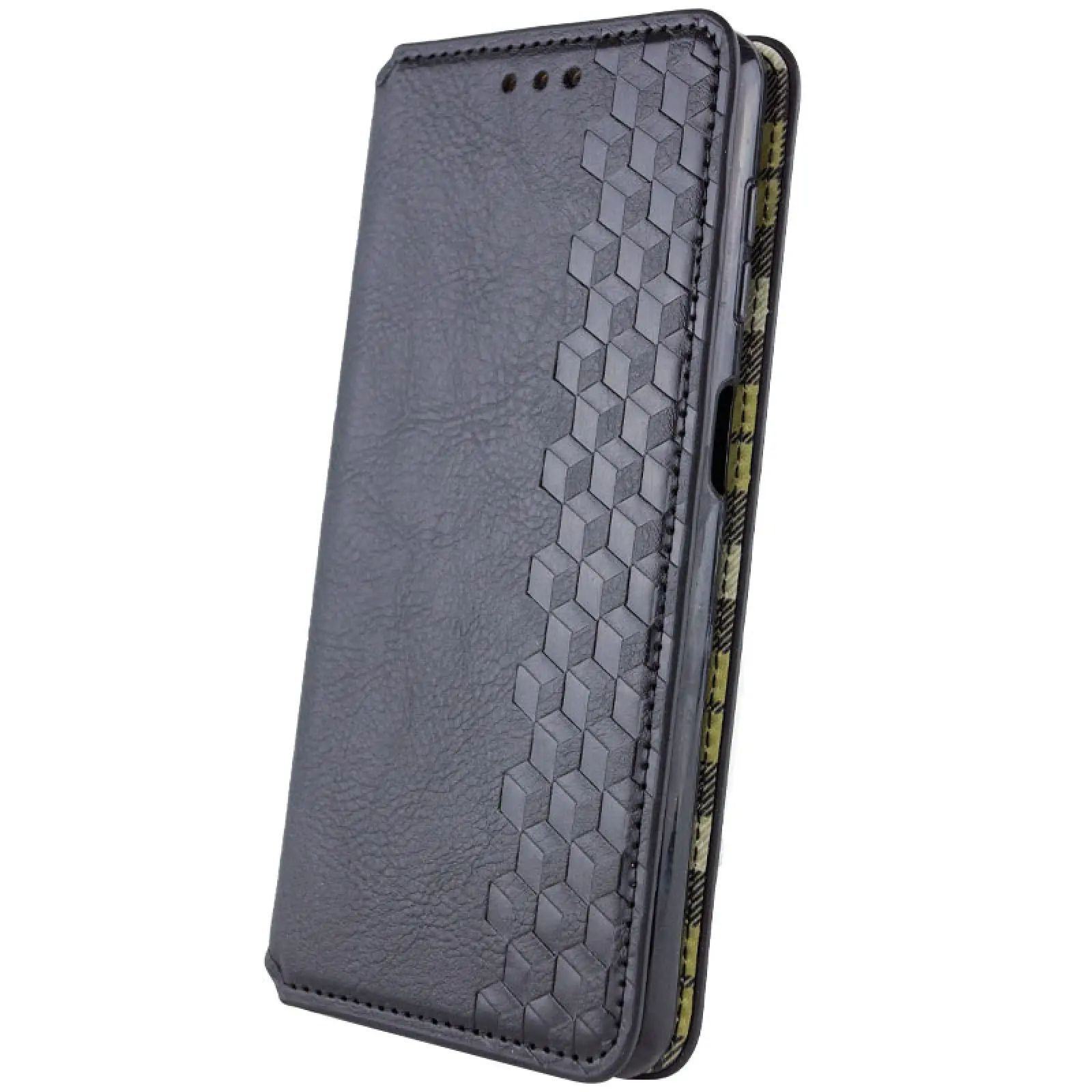 Кожаный чехол-книжка GETMAN Cubic (PU) для Samsung Galaxy A37 5G, Черный 2, Искусственная кожа, купить оптом с доставкой