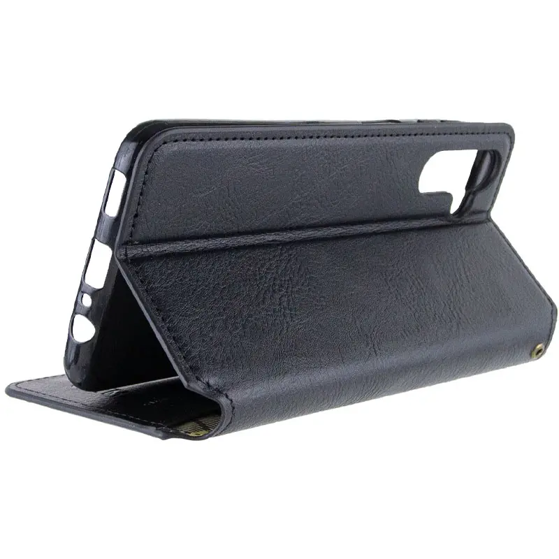 Кожаный чехол-книжка GETMAN Cubic (PU) для Samsung Galaxy A37 5G, Черный 5, Искусственная кожа, купить оптом с доставкой