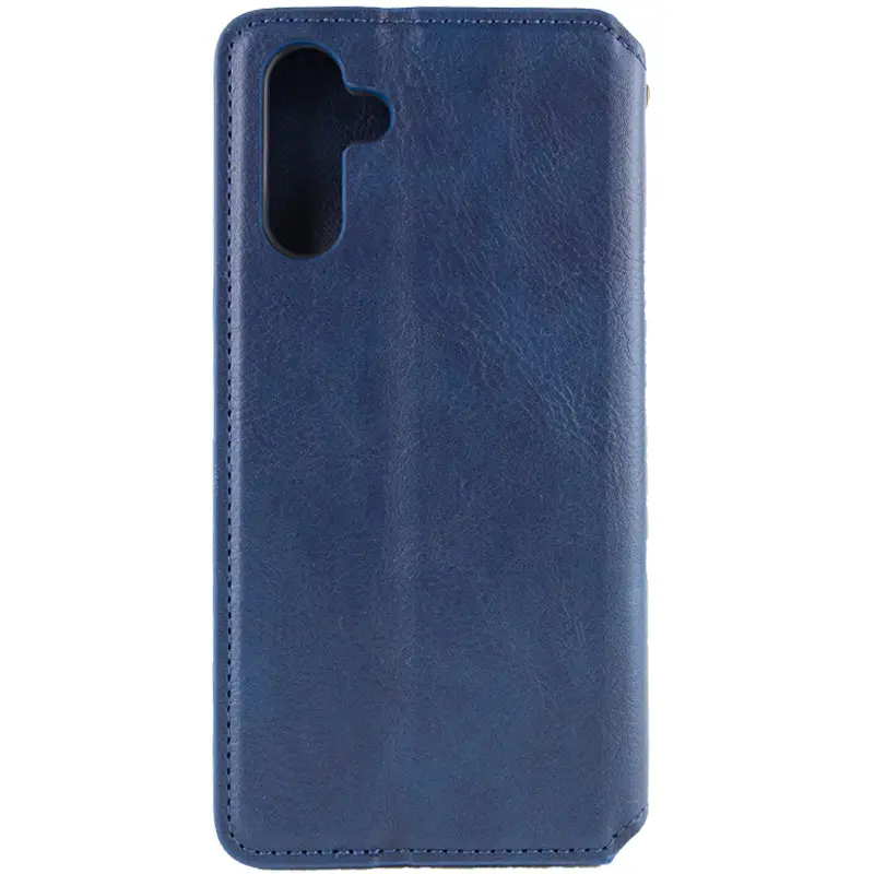 Кожаный чехол-книжка GETMAN Cubic (PU) для Samsung Galaxy A37 5G, Синий 1, Искусственная кожа, купить оптом с доставкой