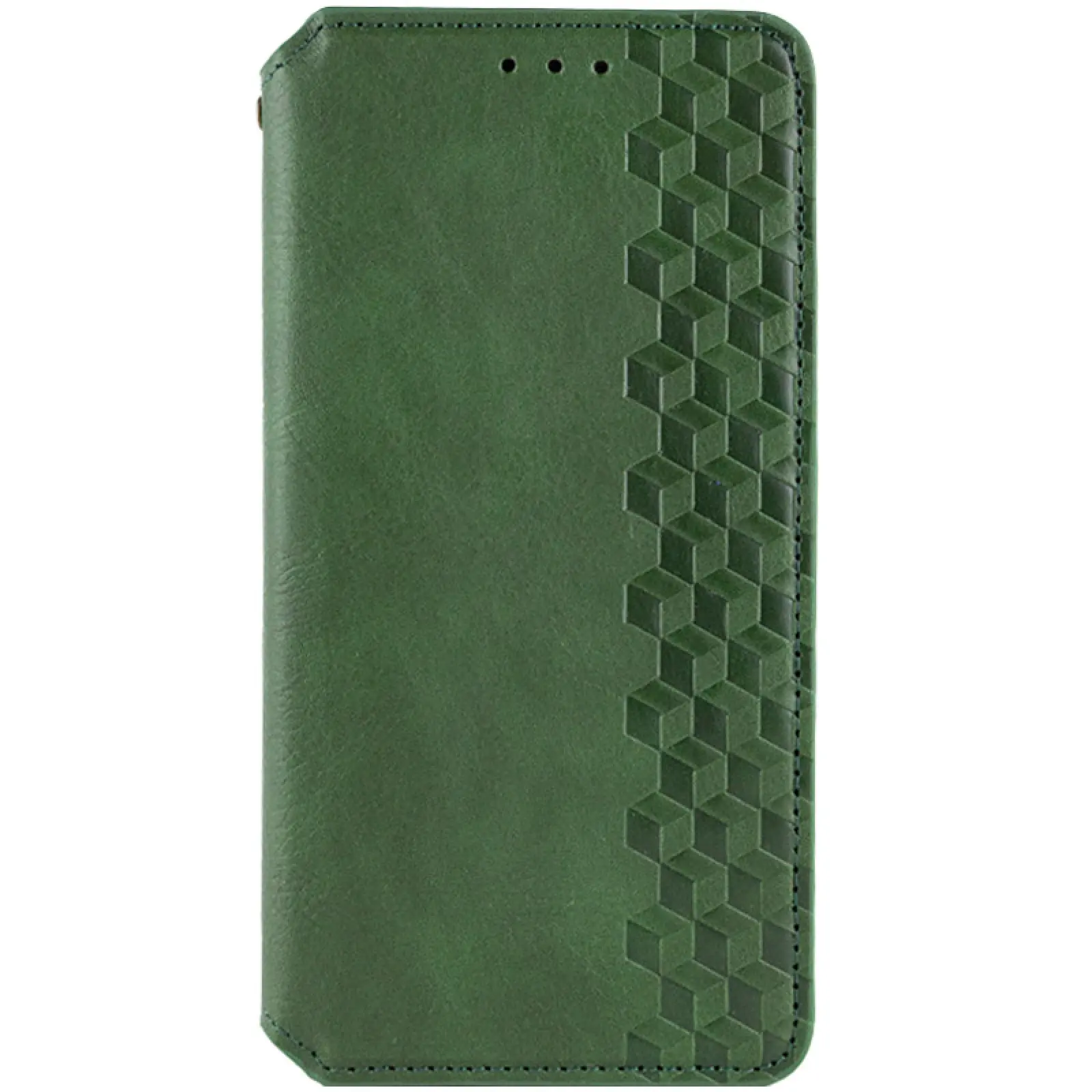Кожаный чехол-книжка GETMAN Cubic (PU) для Samsung Galaxy A57 5G, Зеленый, Искусственная кожа, купить оптом с доставкой