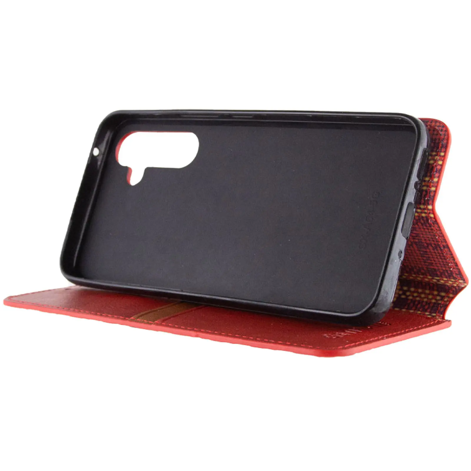 Кожаный чехол-книжка GETMAN Cubic (PU) для Samsung Galaxy A57 5G, Красный 3, Искусственная кожа, купить оптом с доставкой