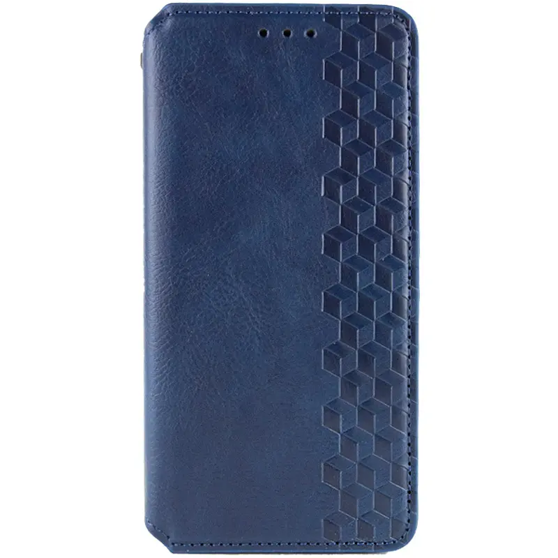 Кожаный чехол-книжка GETMAN Cubic (PU) для Samsung Galaxy A57 5G, Синий, Искусственная кожа, купить оптом с доставкой