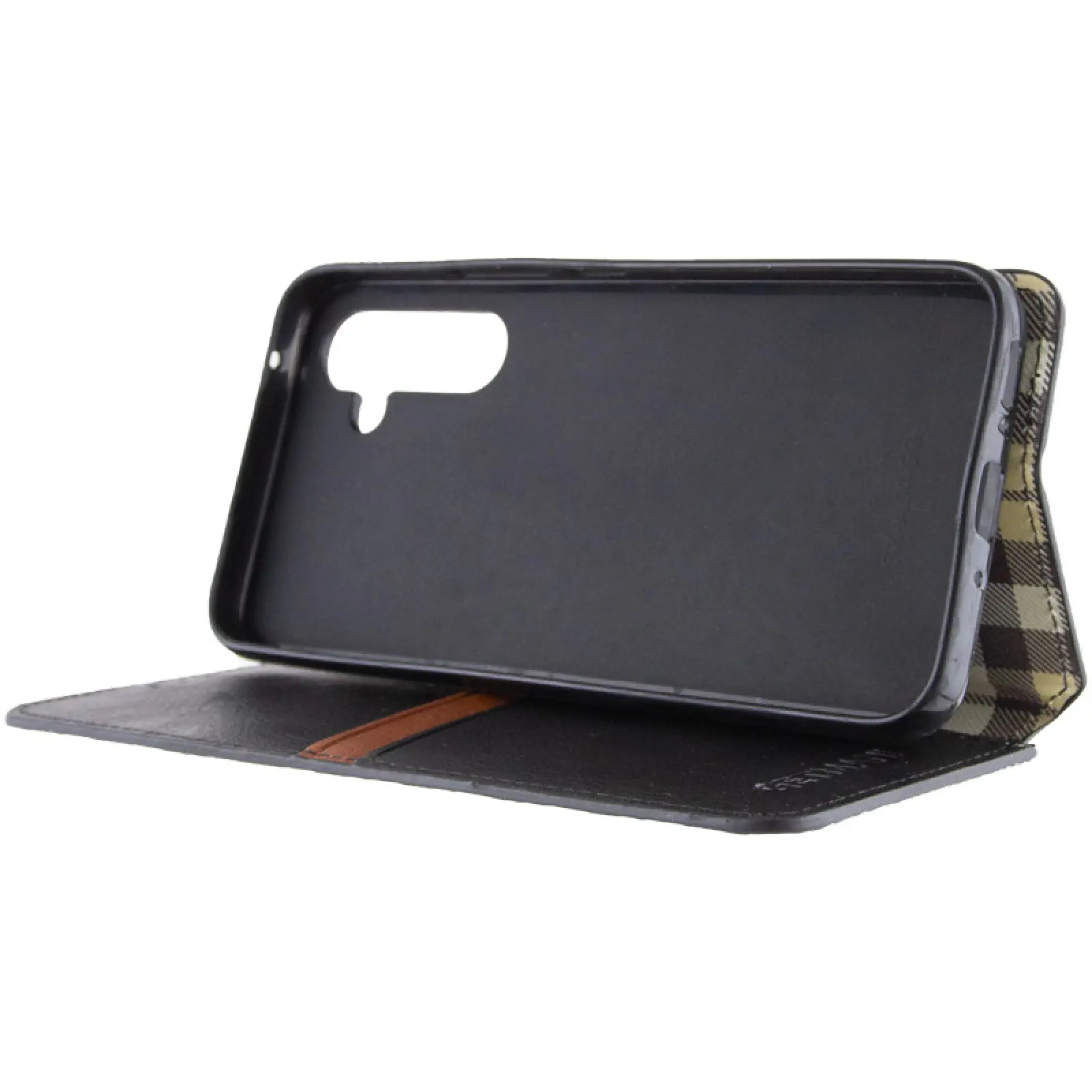 Кожаный чехол-книжка GETMAN Cubic (PU) для Samsung Galaxy A57 5G, Черный 2, Искусственная кожа, купить оптом с доставкой