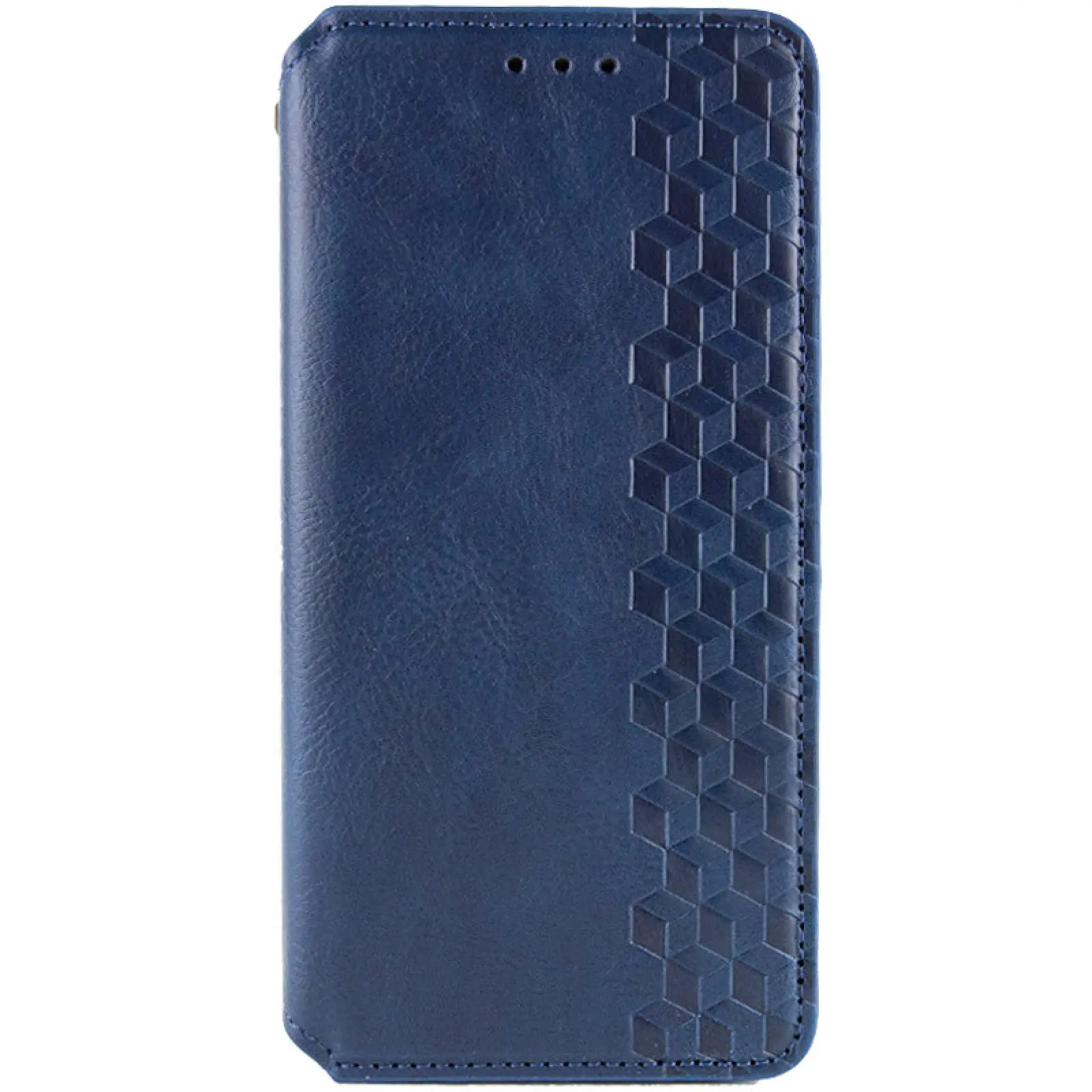 Кожаный чехол-книжка GETMAN Cubic (PU) для Xiaomi Redmi Note 15 4G/5G (EU), Синий, Искусственная кожа, купить оптом с доставкой