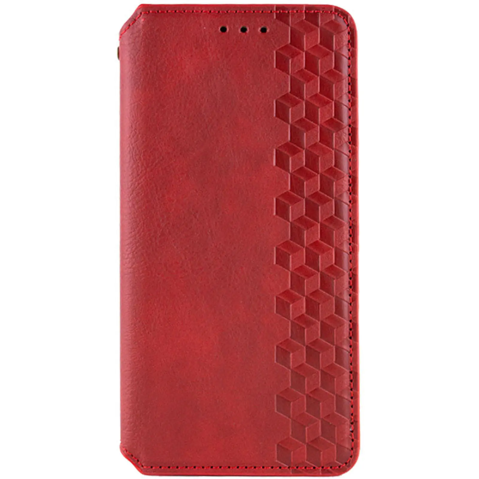 Шкіряний чохол-книжка GETMAN Cubic (PU) для Xiaomi Redmi Note 15 Pro 4G, Червоний, Штучна шкіра, купити оптом з доставкою