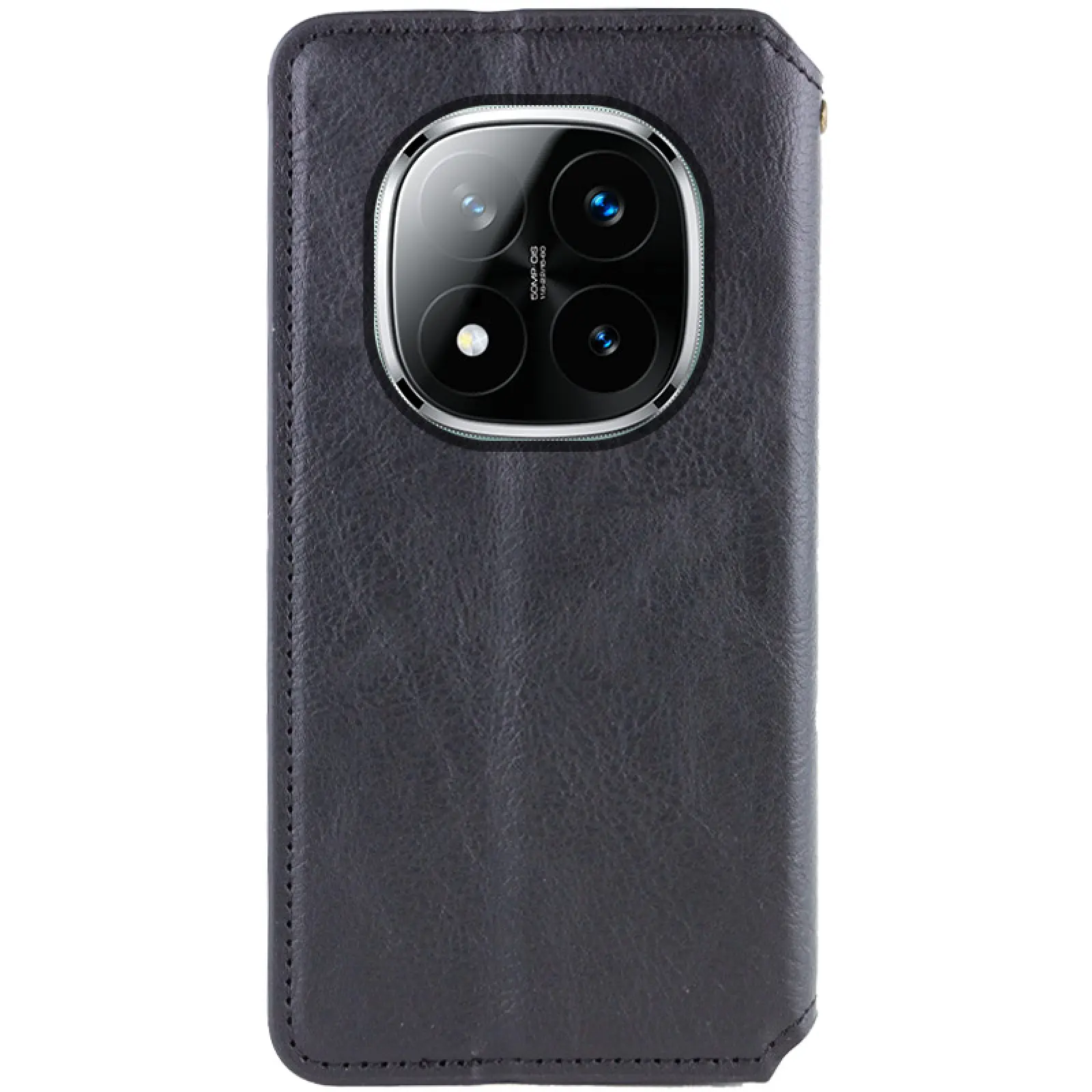 Шкіряний чохол-книжка GETMAN Cubic (PU) для Xiaomi Redmi Note 15 Pro 4G, Чорний 2, Штучна шкіра, купити оптом з доставкою