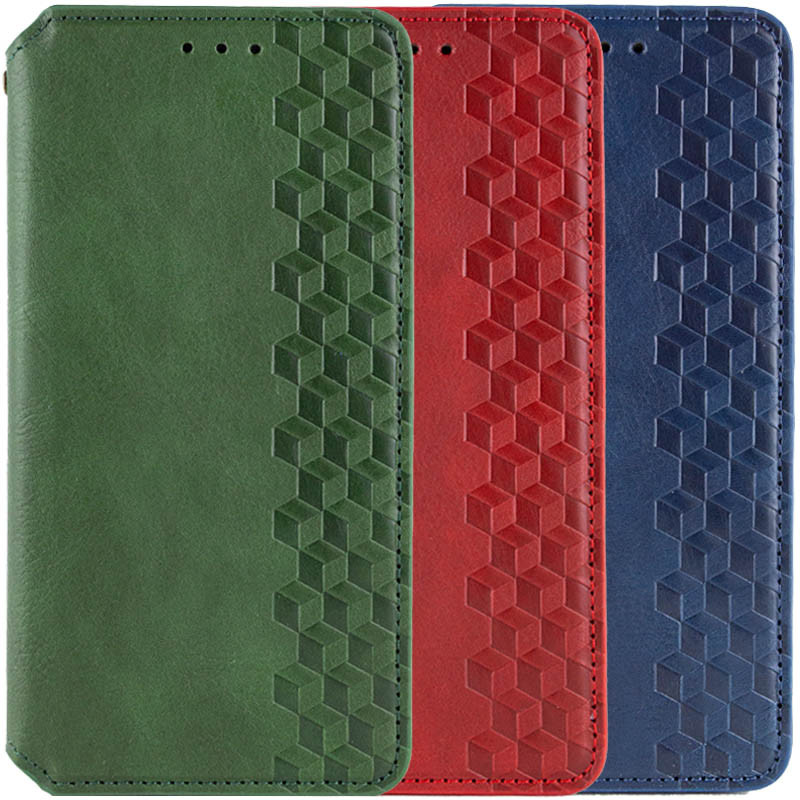 Шкіряний чохол-книжка GETMAN Cubic (PU) для Motorola Edge 70, Штучна шкіра, купити оптом з доставкою