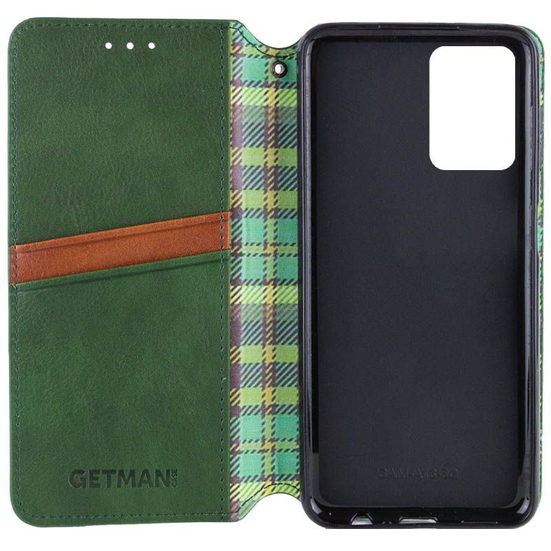 Кожаный чехол-книжка GETMAN Cubic (PU) для Motorola Moto G57 / G57 Power, Зеленый 2, Искусственная кожа, купить оптом с доставкой