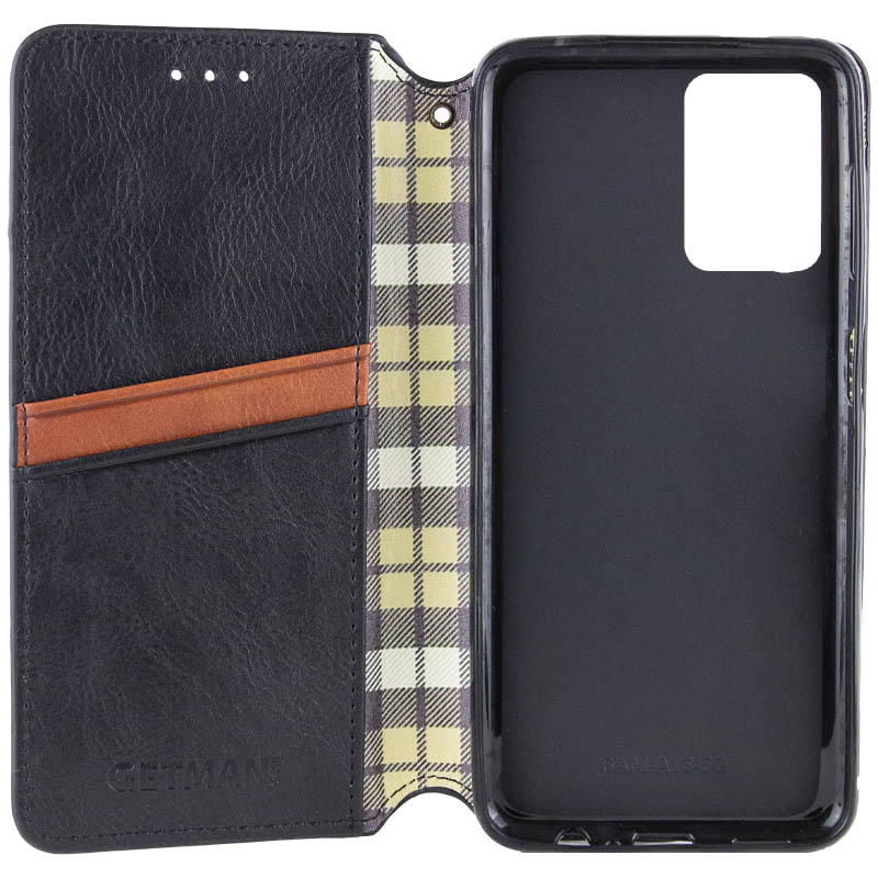 Кожаный чехол книжка GETMAN Cubic (PU) для Motorola Moto G57 | на картинке №4