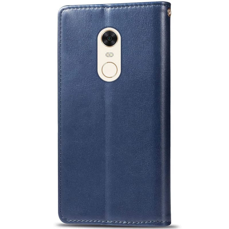 Шкіряний чохол-книжка GETMAN Gallant (PU) для Xiaomi Redmi 5 Plus / Redmi Note 5 (Single Camera) Синій