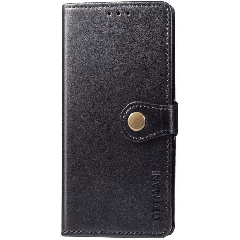 Шкіряний чохол-книжка GETMAN Gallant (PU) для Xiaomi Redmi 5 Plus / Redmi Note 5 (Single Camera), Чорний, Штучна шкіра, купити оптом з доставкою