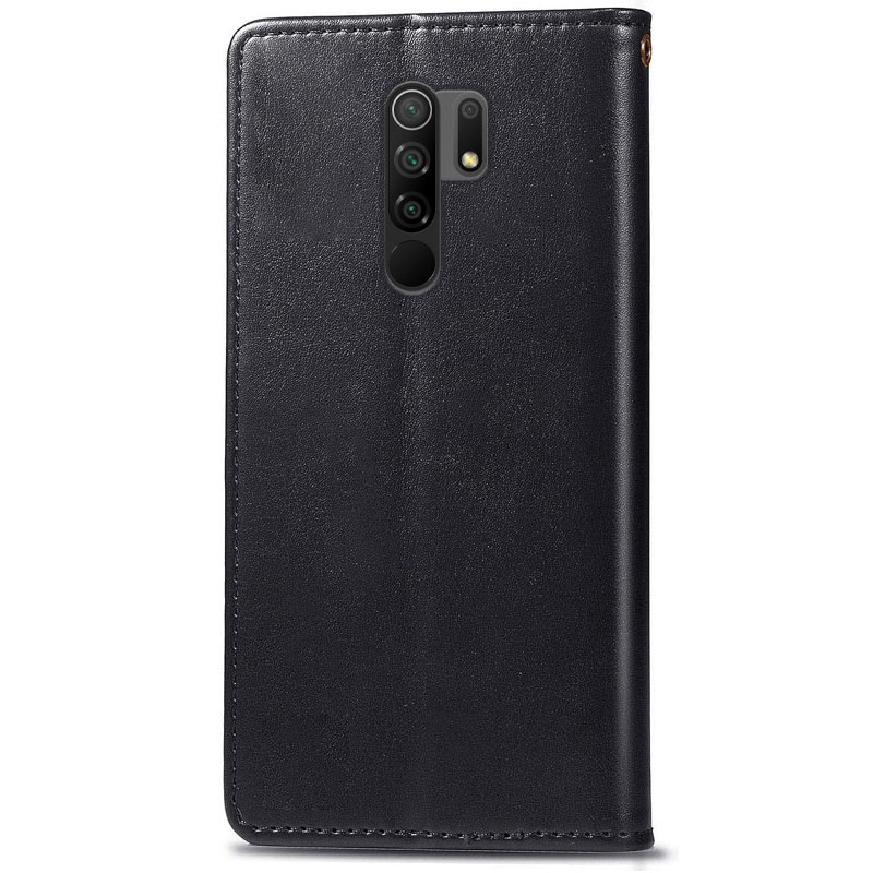 Шкіряний чохол-книжка GETMAN Gallant (PU) для Xiaomi Redmi Note 8 Pro, Чорний 3, Штучна шкіра, купити оптом з доставкою