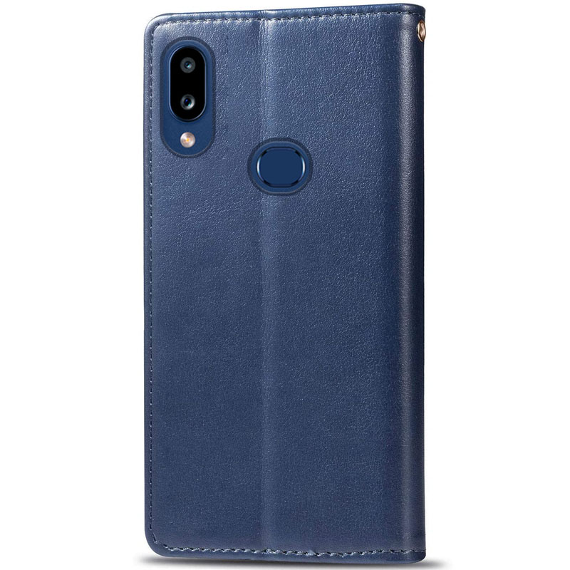 Шкіряний чохол-книжка GETMAN Gallant (PU) для Samsung Galaxy A10s, Синій 1, Штучна шкіра, купити оптом з доставкою