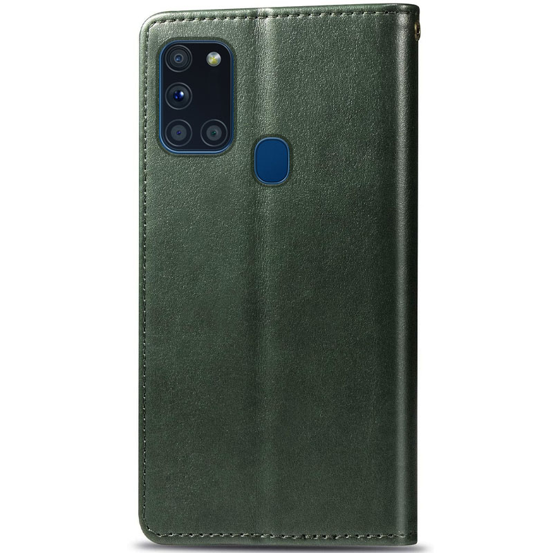 Шкіряний чохол-книжка GETMAN Gallant (PU) для Samsung Galaxy A21s