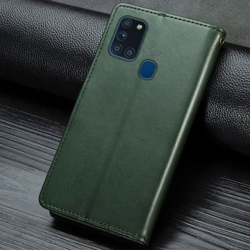 Шкіряний чохол-книжка GETMAN Gallant (PU) для Samsung Galaxy A21s