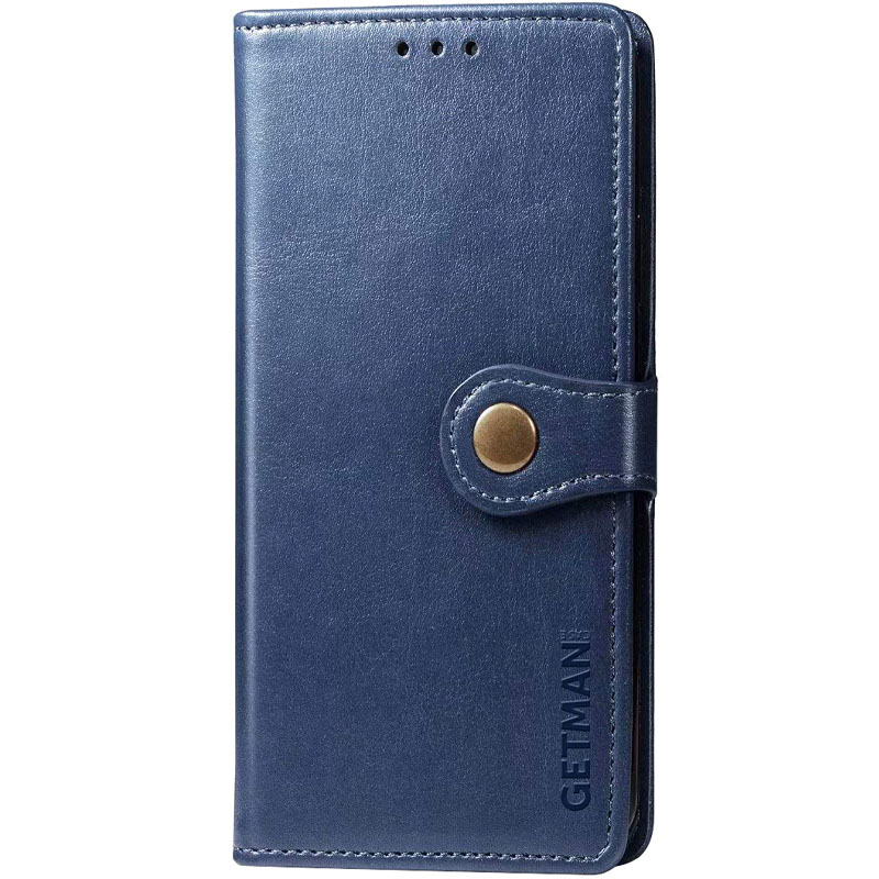Шкіряний чохол-книжка GETMAN Gallant (PU) для Xiaomi Redmi 9, Синій, Штучна шкіра, купити оптом з доставкою