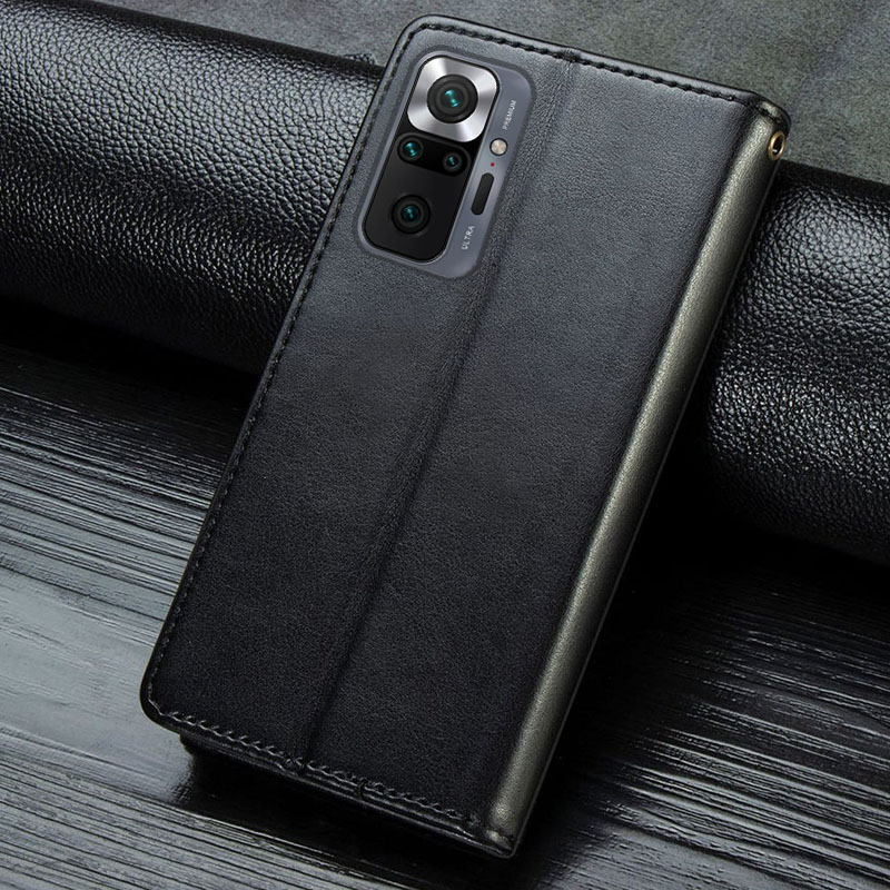 Шкіряний чохол-книжка GETMAN Gallant (PU) для Xiaomi Redmi Note 10 Pro / 10 Pro Max