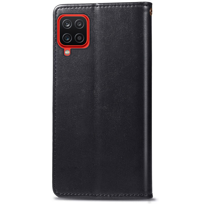 Шкіряний чохол-книжка GETMAN Gallant (PU) для Samsung Galaxy A22 4G, Чорний 1, Штучна шкіра, купити оптом з доставкою