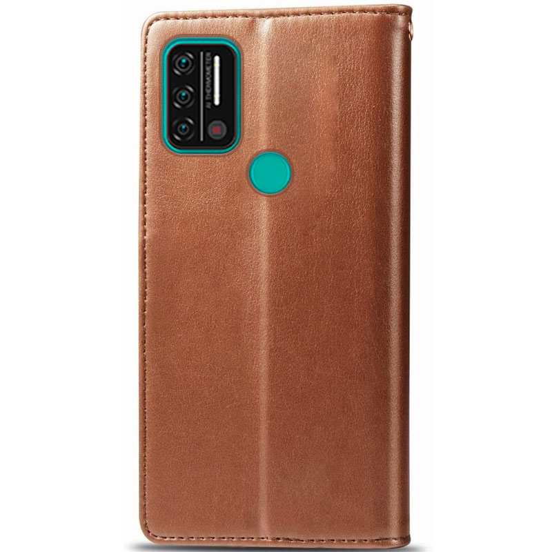 Шкіряний чохол-книжка GETMAN Gallant (PU) для Umidigi A9, Коричневий 3, Штучна шкіра, купити оптом з доставкою