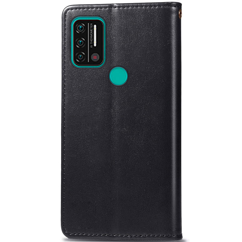 Шкіряний чохол-книжка GETMAN Gallant (PU) для Umidigi A9, Чорний 3, Штучна шкіра, купити оптом з доставкою