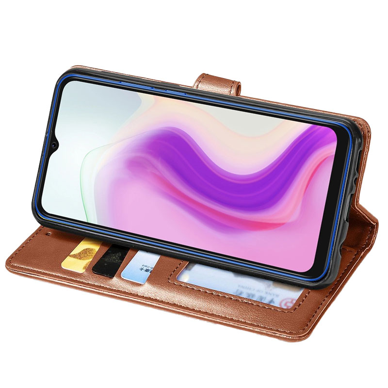 Кожаный чехол книжка GETMAN Gallant (PU) для Umidigi A7s на картинке №2