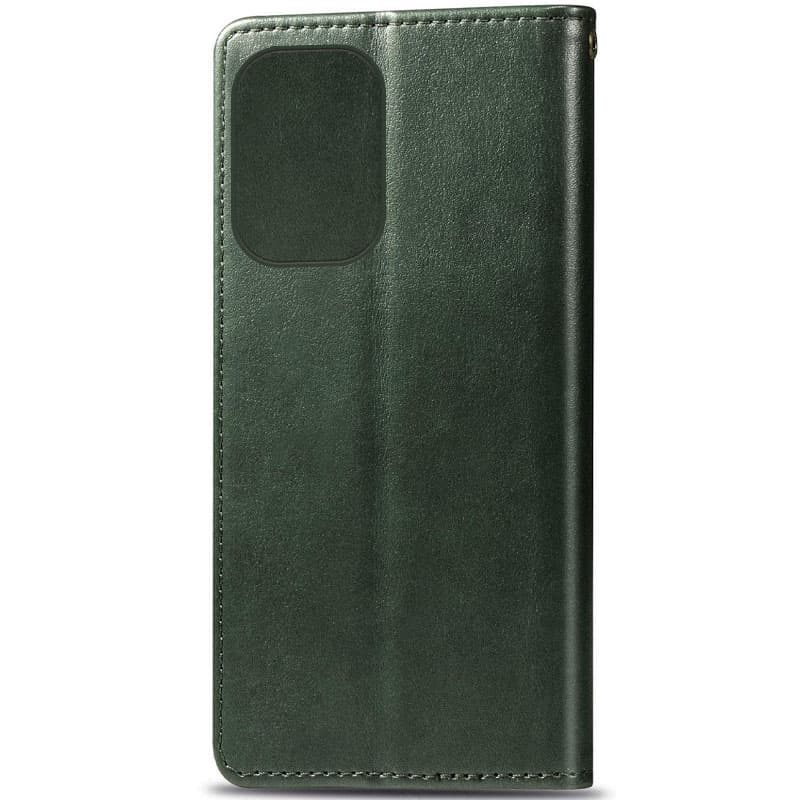 Кожаный чехол-книжка GETMAN Gallant (PU) для Xiaomi 11T / 11T Pro, Зеленый 3, Искусственная кожа, купить оптом с доставкой