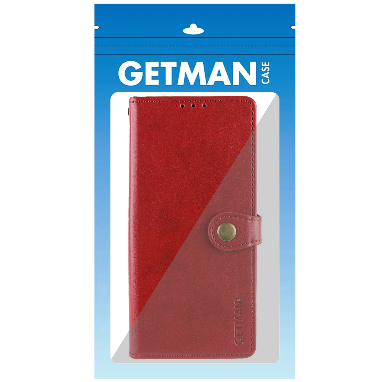 Кожаный чехол-книжка GETMAN Gallant (PU) для Xiaomi 11T / 11T Pro, Красный 3, Искусственная кожа, купить оптом с доставкой