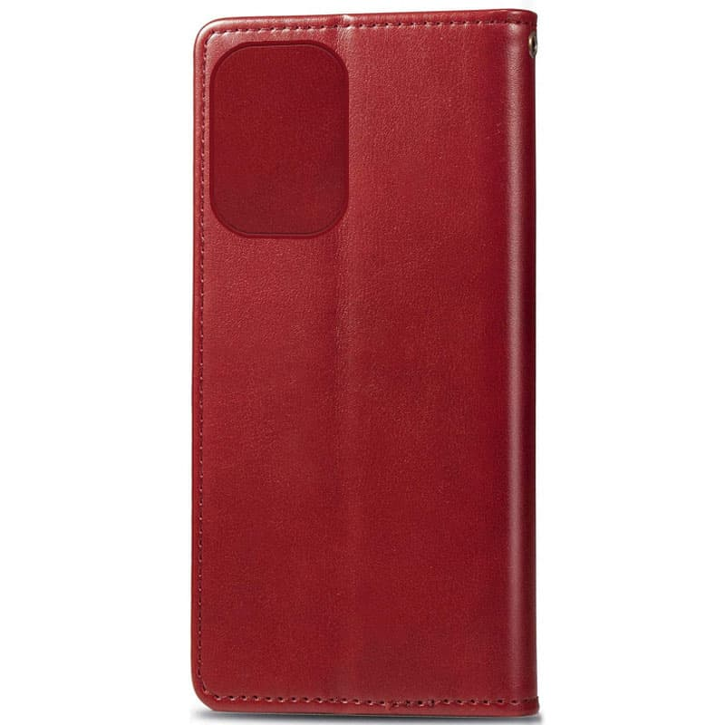 Кожаный чехол-книжка GETMAN Gallant (PU) для Xiaomi 11T / 11T Pro, Красный 4, Искусственная кожа, купить оптом с доставкой